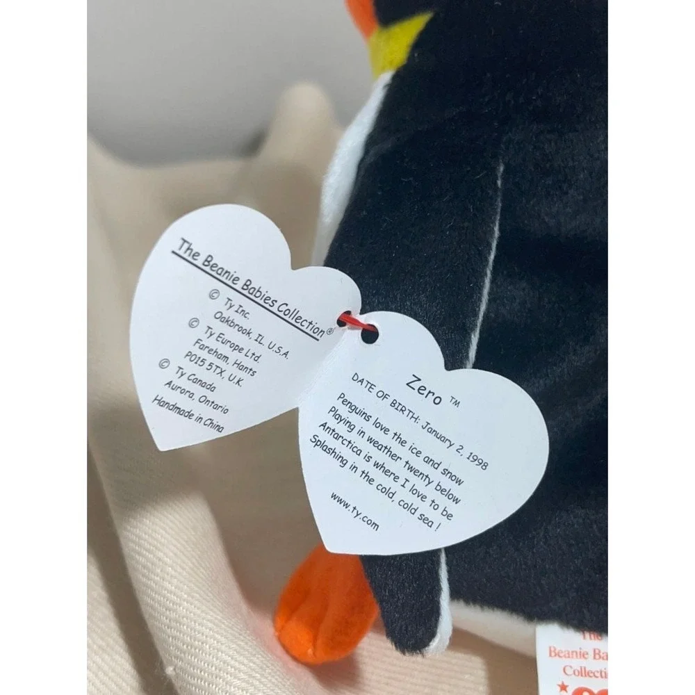 Zero- 1998 Vintage Penguin Beanie Babie